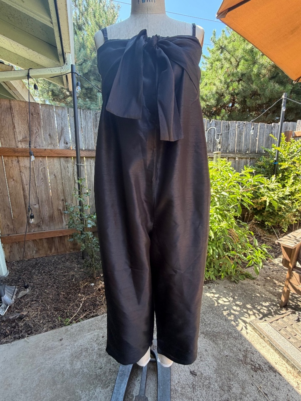 Hutch for Anthropologie Sleek Bow-Front Jumpsuit